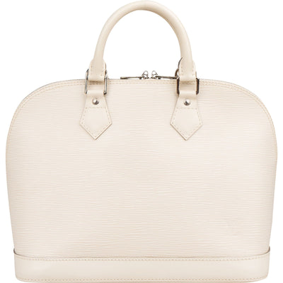 Louis Vuitton Epi Alma PM Handtasche in Elfenbein