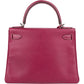 Hermès Pink Epsom Leather Kelly Sellier 28 Handbag