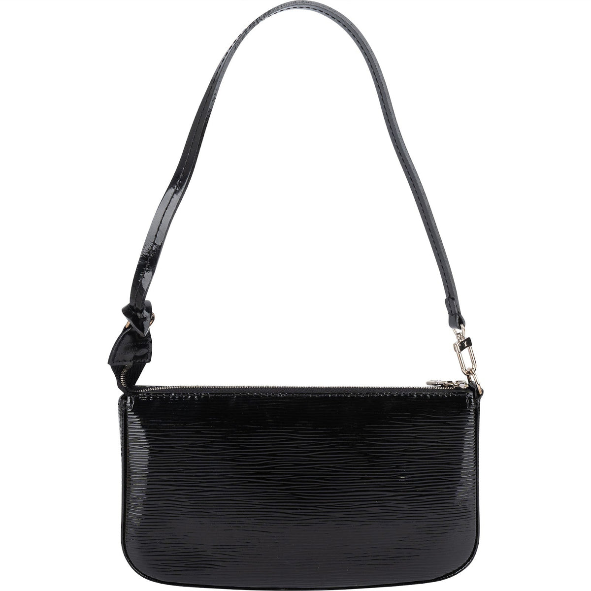 Louis Vuitton Pochette NM aus schwarzem Epi-Leder Electric – Ansicht 5