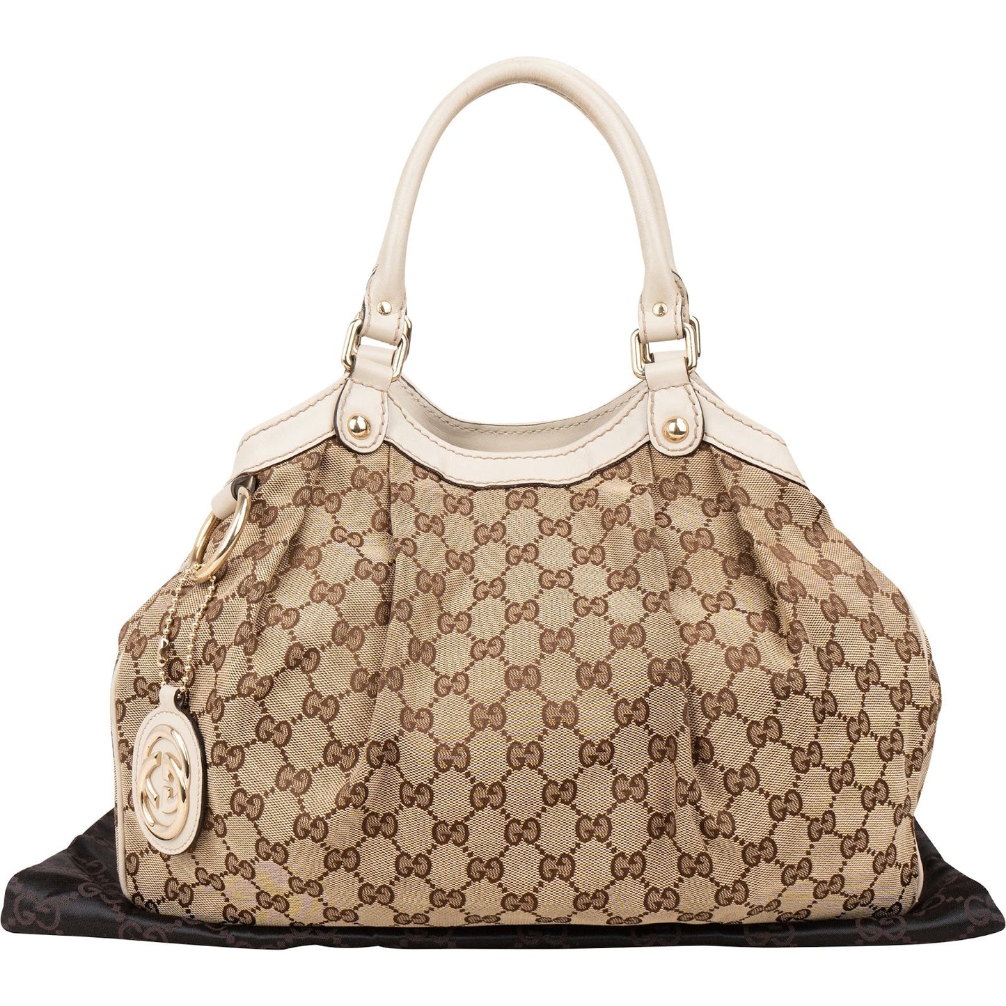 Gucci Monogram GG Canvas Sukey Tote Handbag