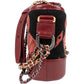 Chanel Owl Motif Wool & Calfskin Gabrielle Bicolor Chain Small Crossbody Bag