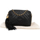 Chanel Quilted Lambskin CC Tassel Crossbody Bag