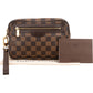 Louis Vuitton Monogram Damier Ebene Billets Macao Clutch