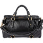 Miu Miu Vitello Lux Leather Bow Satchel Handbag