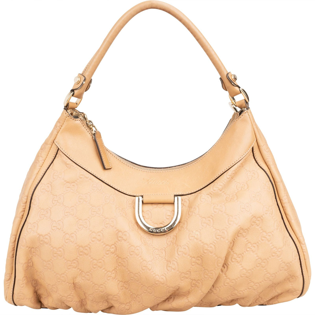 Gucci Guccissima Leather Abbey D-Ring Hobo Shoulder Bag