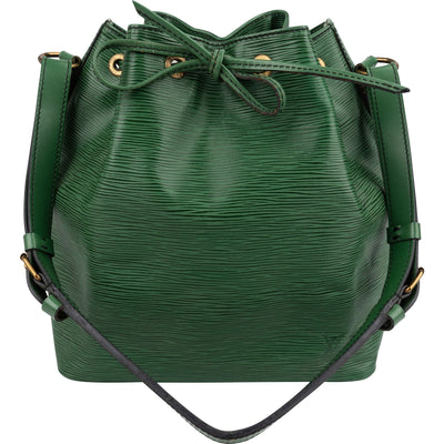 Louis Vuitton Green Epi Leather Sac Noé Petit Shoulder Bag