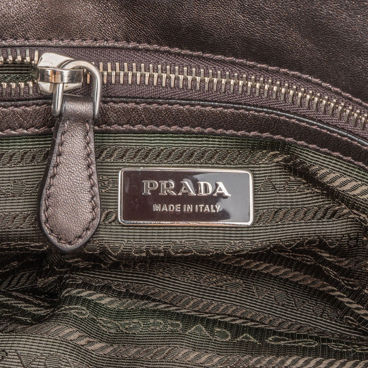 Prada Matelassé Nappa Leather Gaufre Coffer Satchel Shoulder Bag