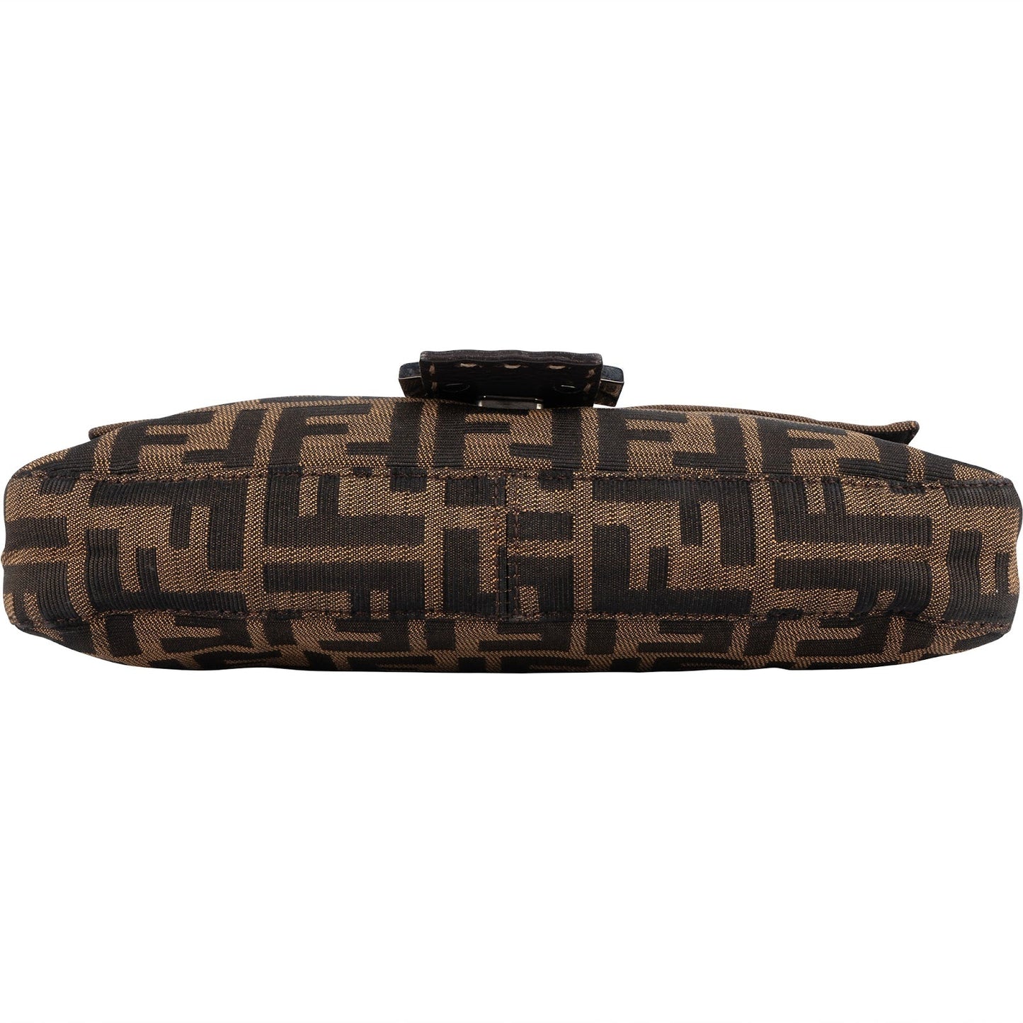 Fendi Monogram FF Baguette  Shoulder Bag