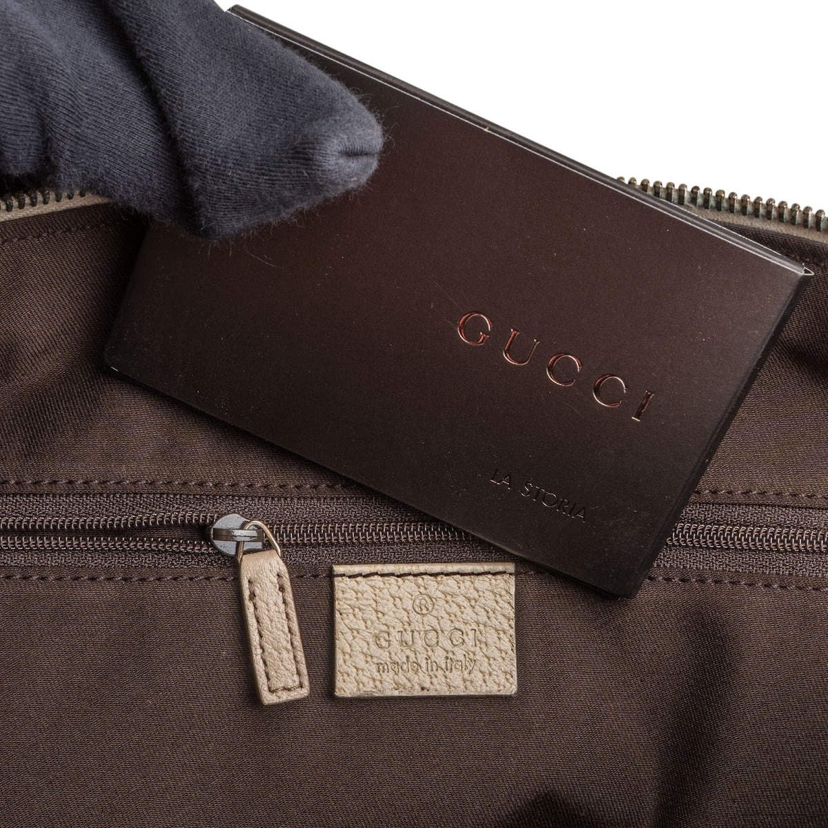Gucci Abbey Tote aus GG Canvas – Ansicht 7