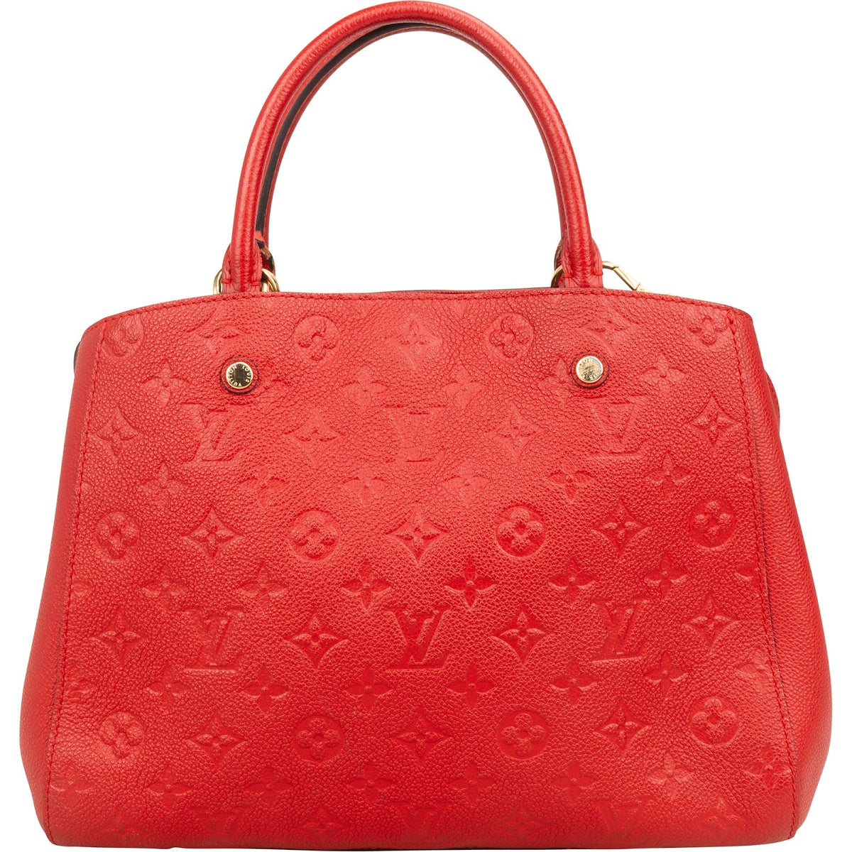 Louis Vuitton Leather Monogram Empreinte Montaigne MM Handbag