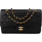 Chanel Quilted Lambskin 24K Gold Medium Double Flap Shoulder Bag