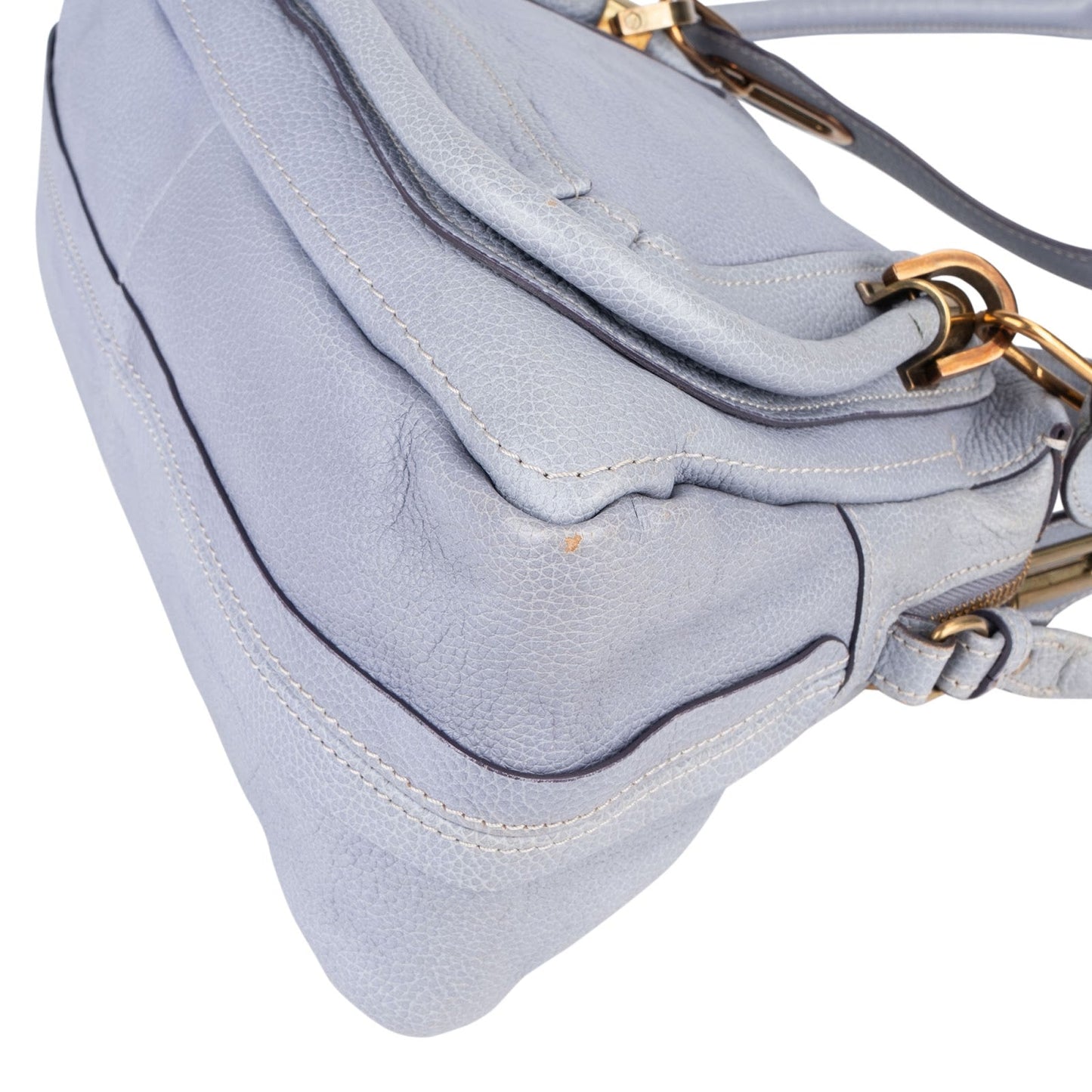 Chloé Pebbled Leather Small Paraty Handbag