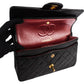 Chanel Quilted Lambskin 24K Gold Small Double Flap Shoulder Bag
