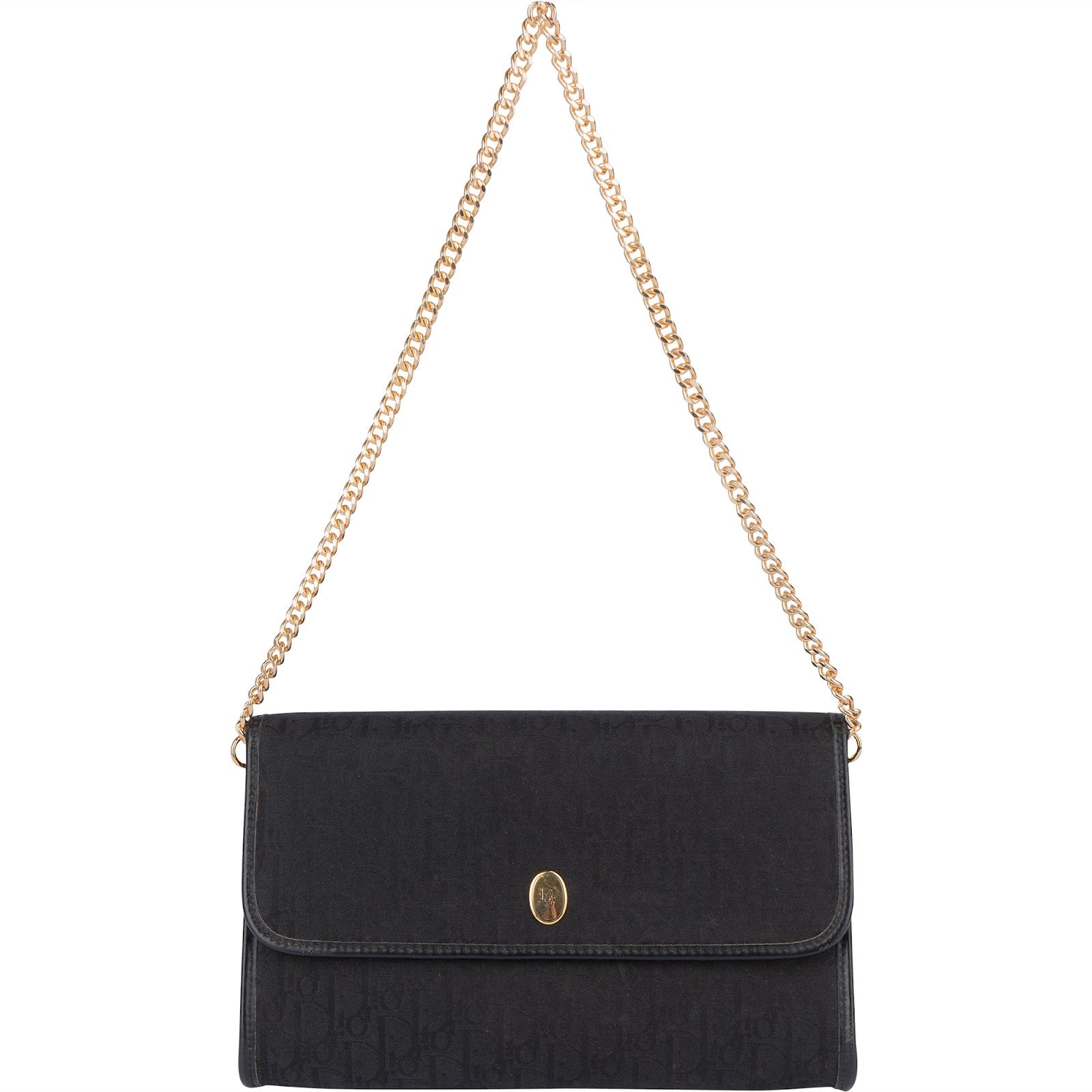 Christian Dior Oblique Monogram Single Flap Shoulder Bag