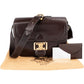 Celine Shiny Calfskin Medium Triomphe Shoulder Bag