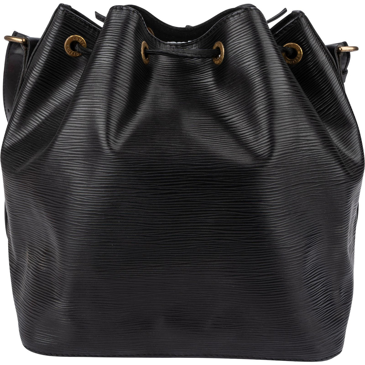 Louis Vuitton Noir Epi Leather Sac Noé Petit Shoulder Bag