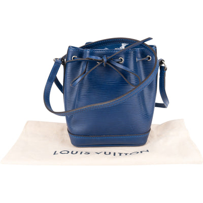 Louis Vuitton Blue Epi Leather Nano Sac Noé Crossbody Bag