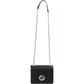 Gucci Grained Leather Interlocking GG Shoulder Crossbody Bag