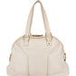 Yves Saint Laurent White Leather Medium Muse Handbag