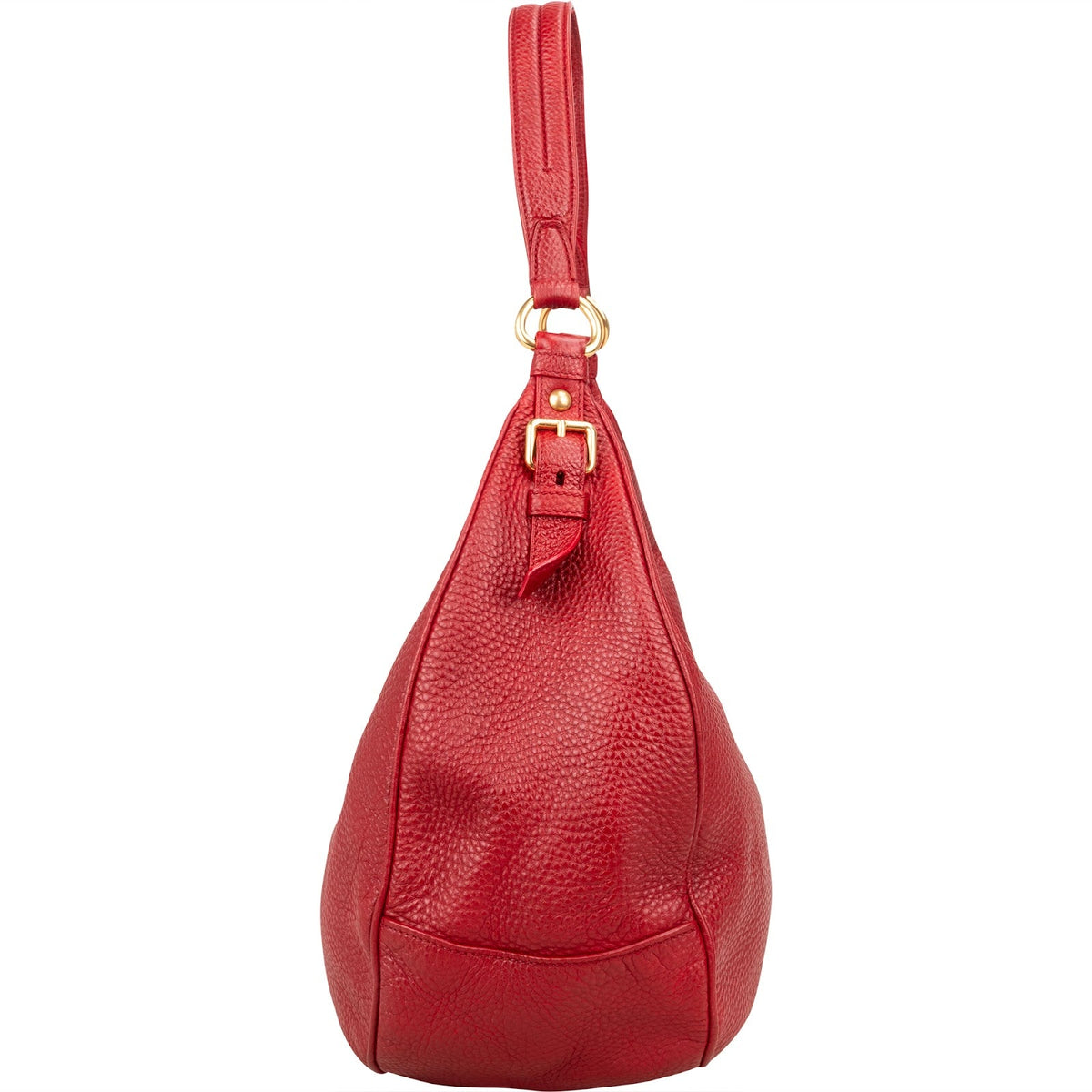 Prada Hobo aus rotem Vitello-Daino-Leder – Ansicht 6