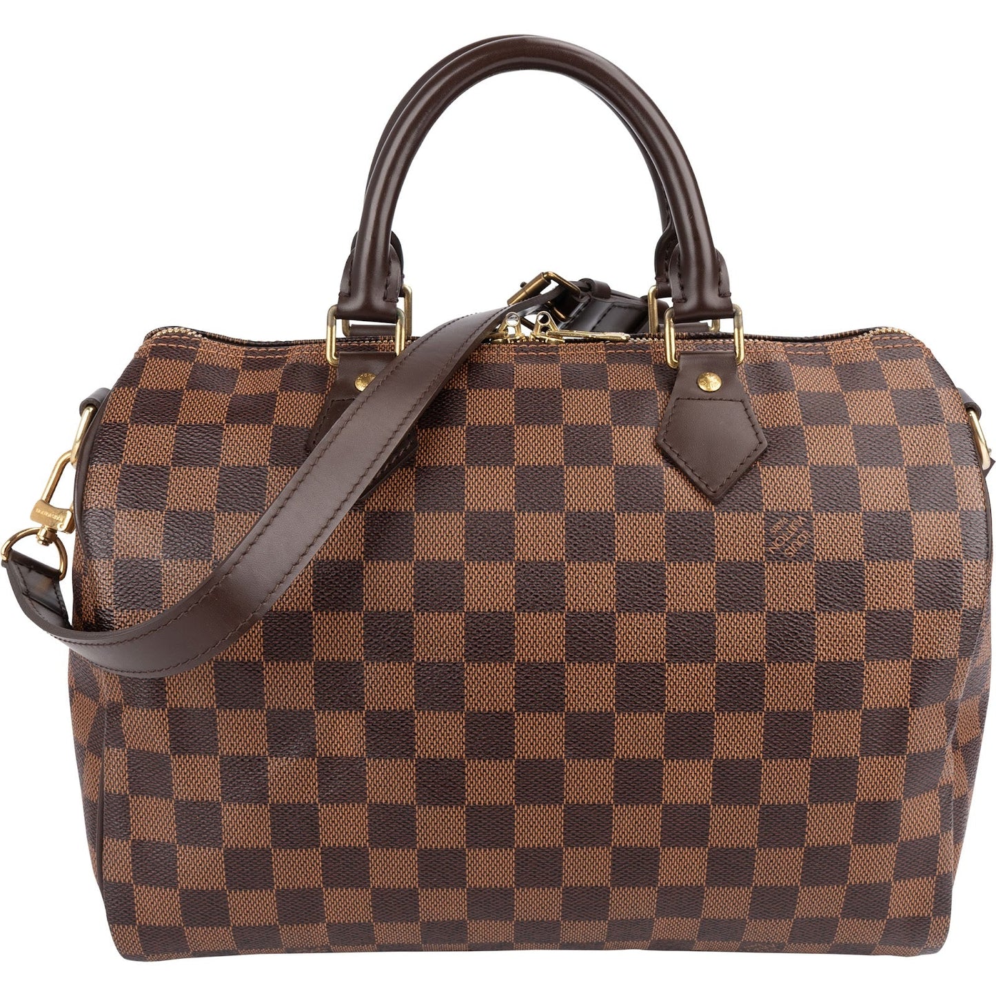 Louis Vuitton Monogram Damier Ebene Speedy 30 Bandoulière Handbag