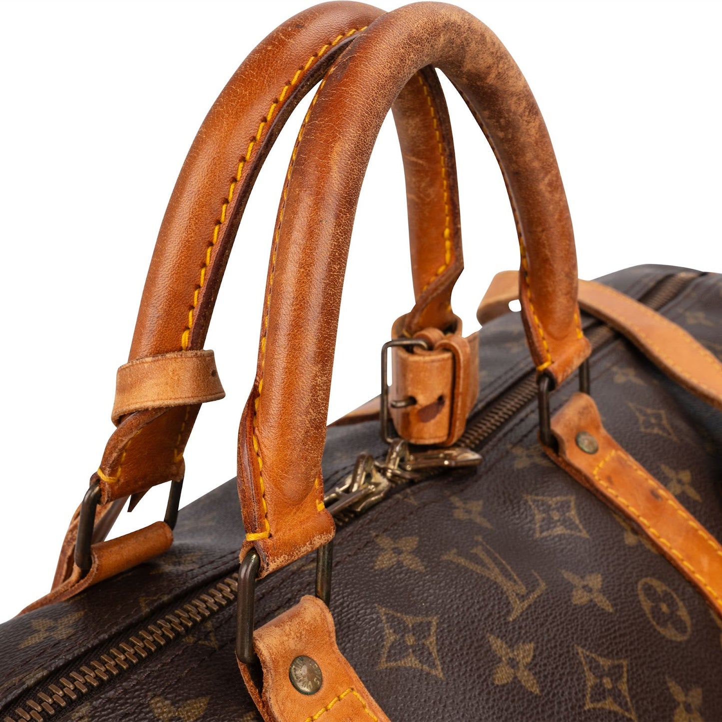 Louis Vuitton Monogram Canvas Keepall 60 Bandoulière Travel Bag