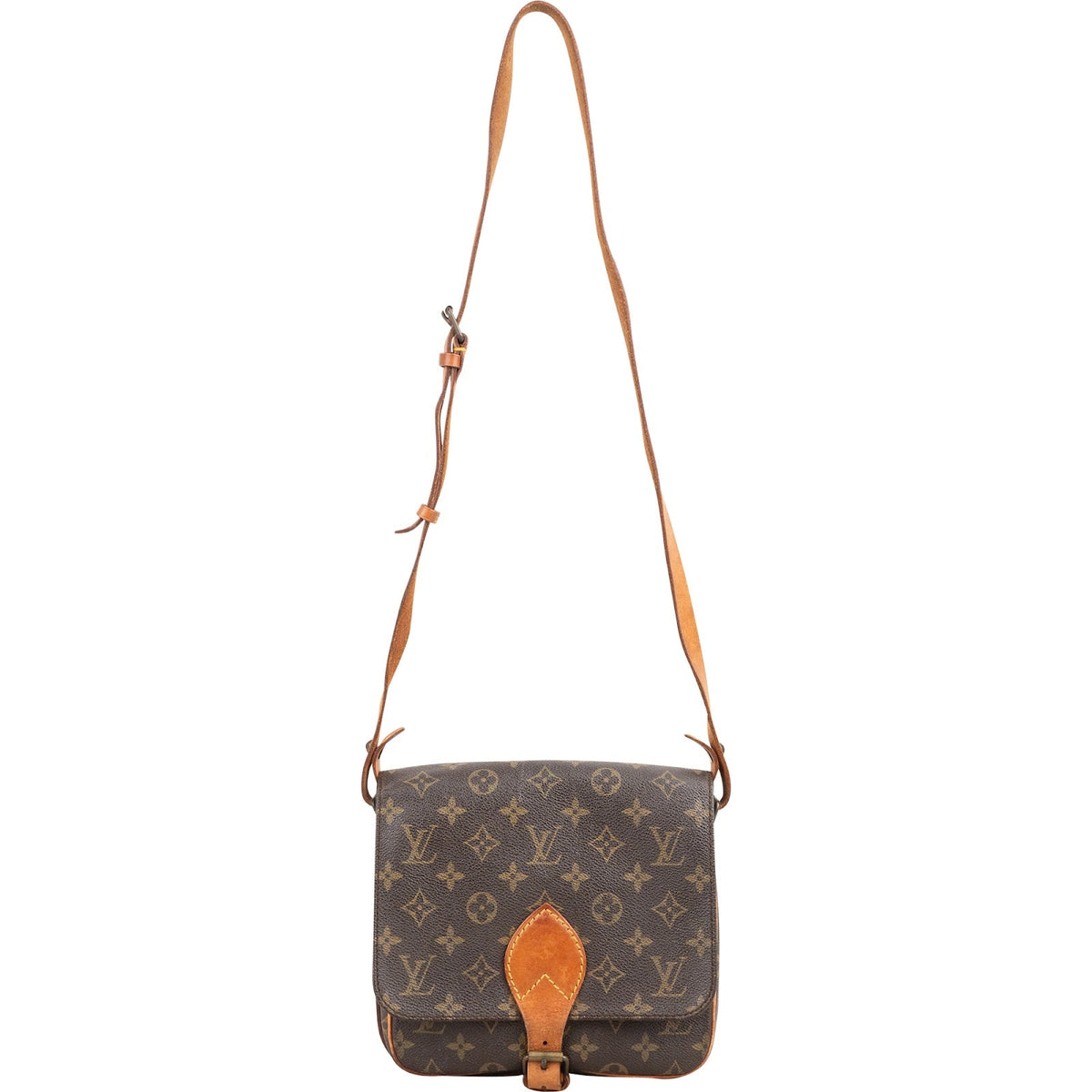 Louis Vuitton Monogram Canvas Cartouchiere MM Crossbody Bag