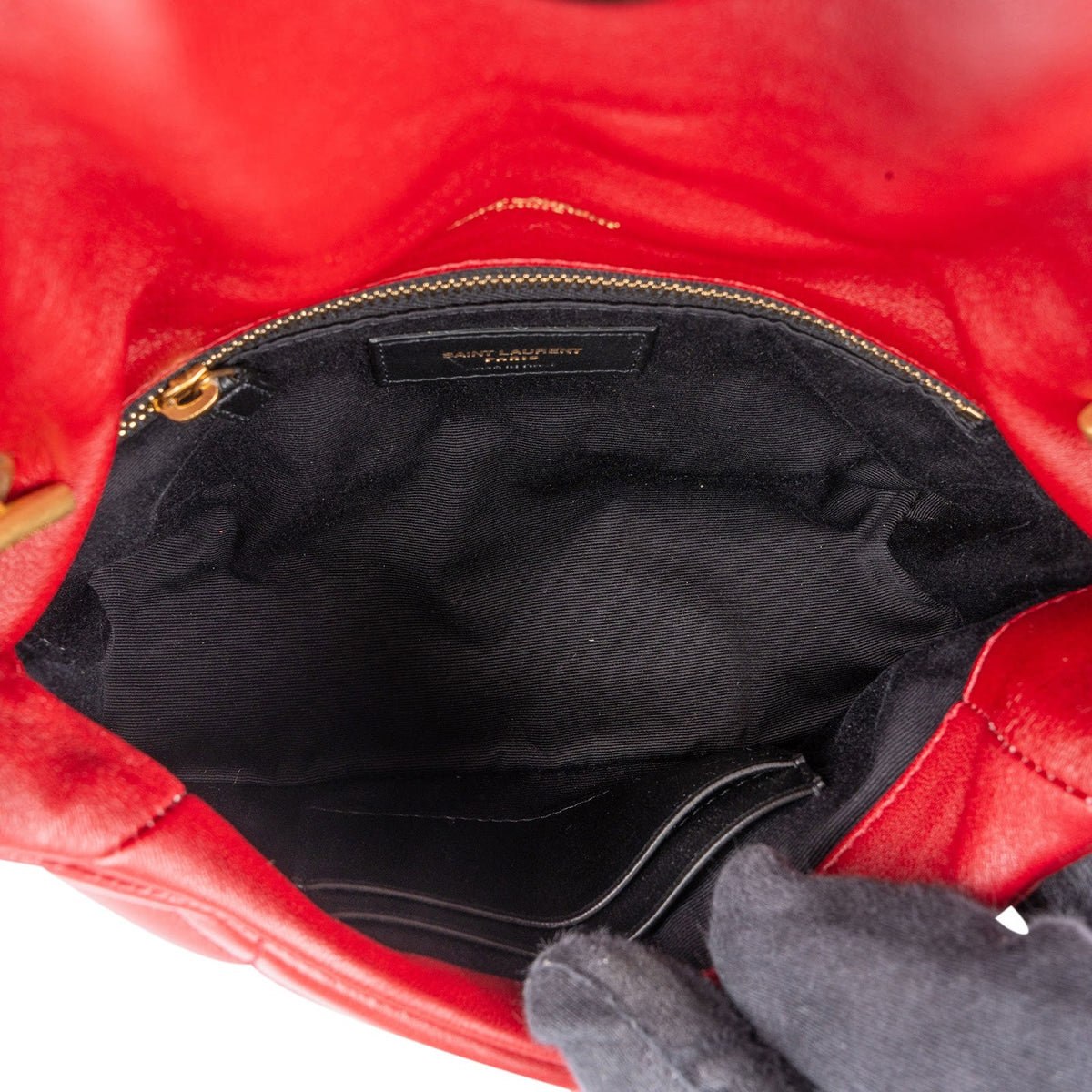 Saint Laurent Quilted Leather Small Loulou Crossbody Bag
