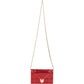 Christian Dior Metallic Perforated Patent Leather Diorama Crossbody Bag