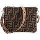 Fendi Monogram Zucca Canvas Camera Crossbody Bag