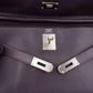 Hermès Raisin Clemence Leather Kelly 40 JPG Shoulder Bag