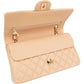 Chanel Quilted Lambskin Medium Double Flap Shoulder Bag