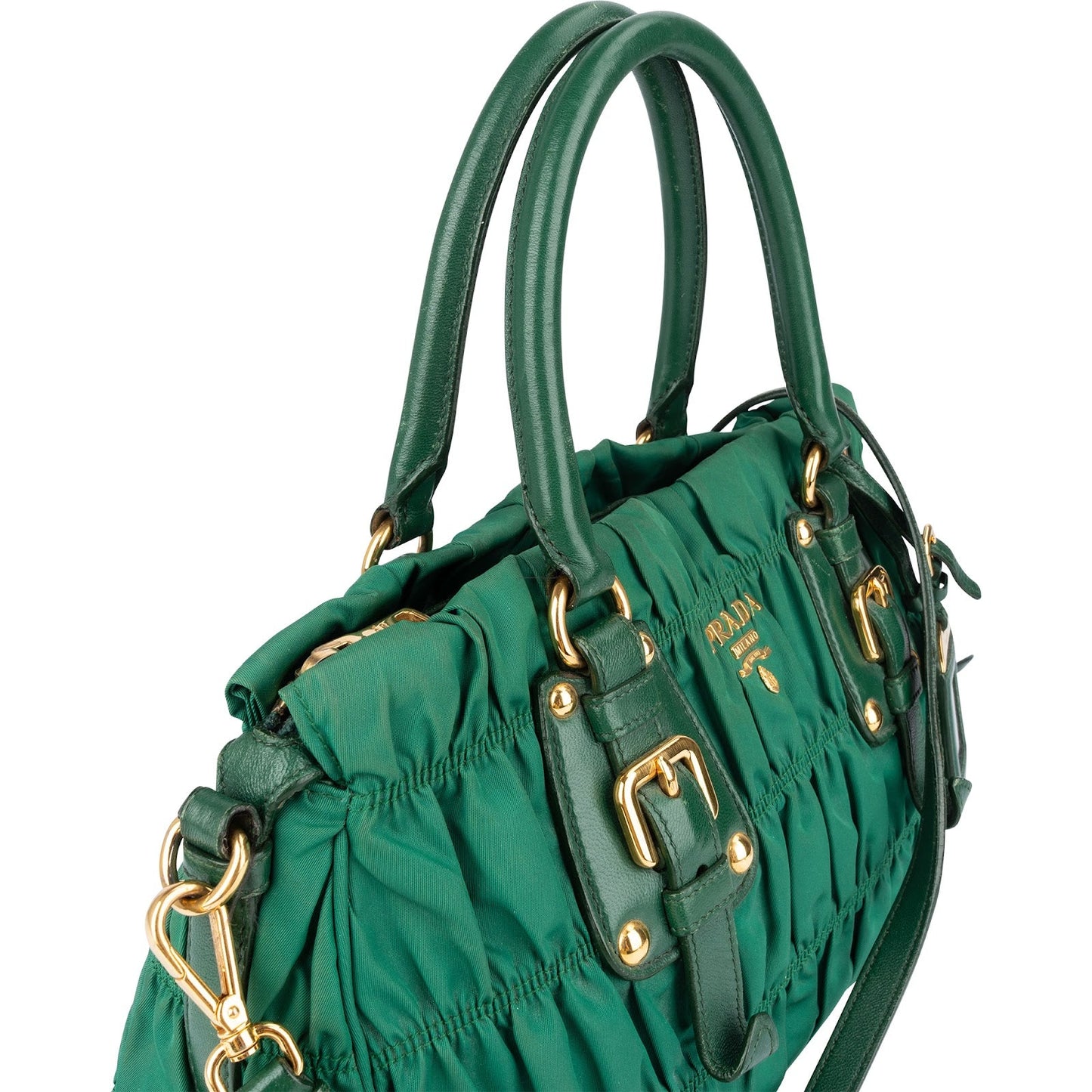 Prada Quilted Nylon City Handbag