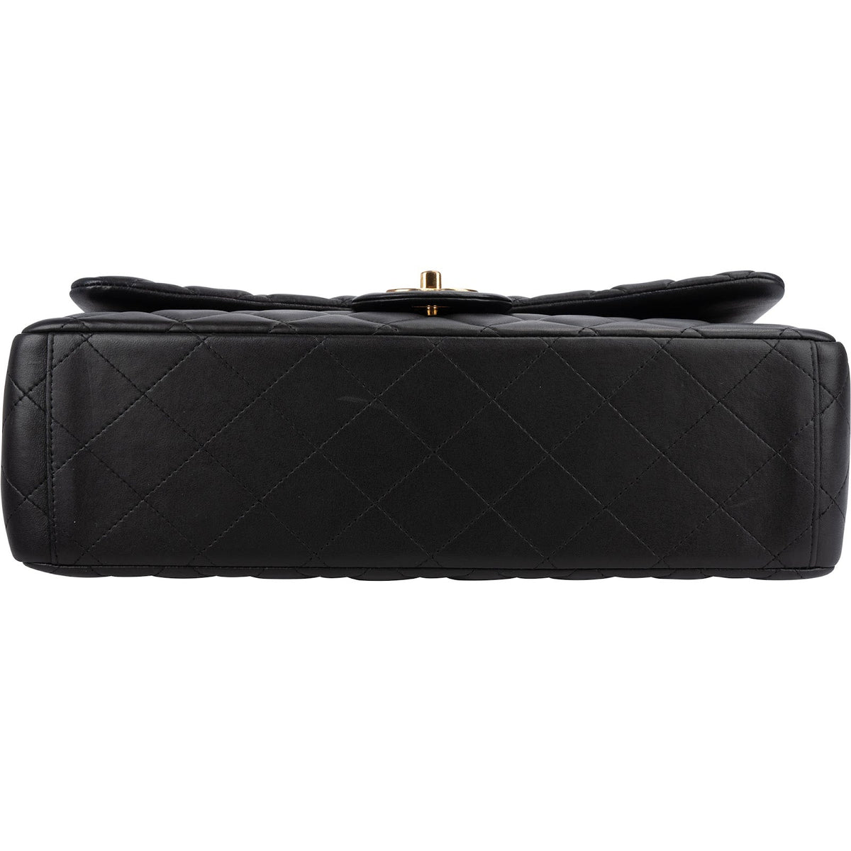 Chanel Quilted Lambskin Maxi Double Flap Crossbody Bag