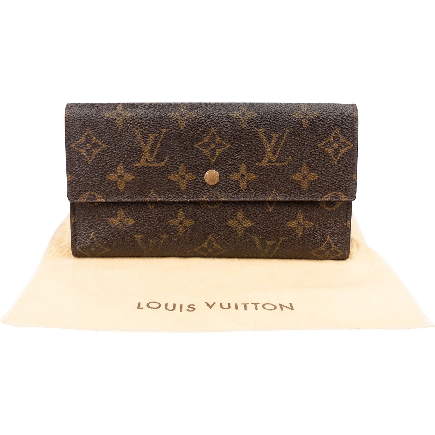 Louis Vuitton Monogram Canvas Sarah Wallet