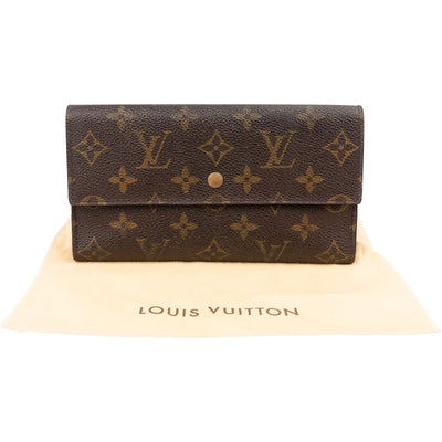Louis Vuitton Monogram Canvas Sarah Wallet