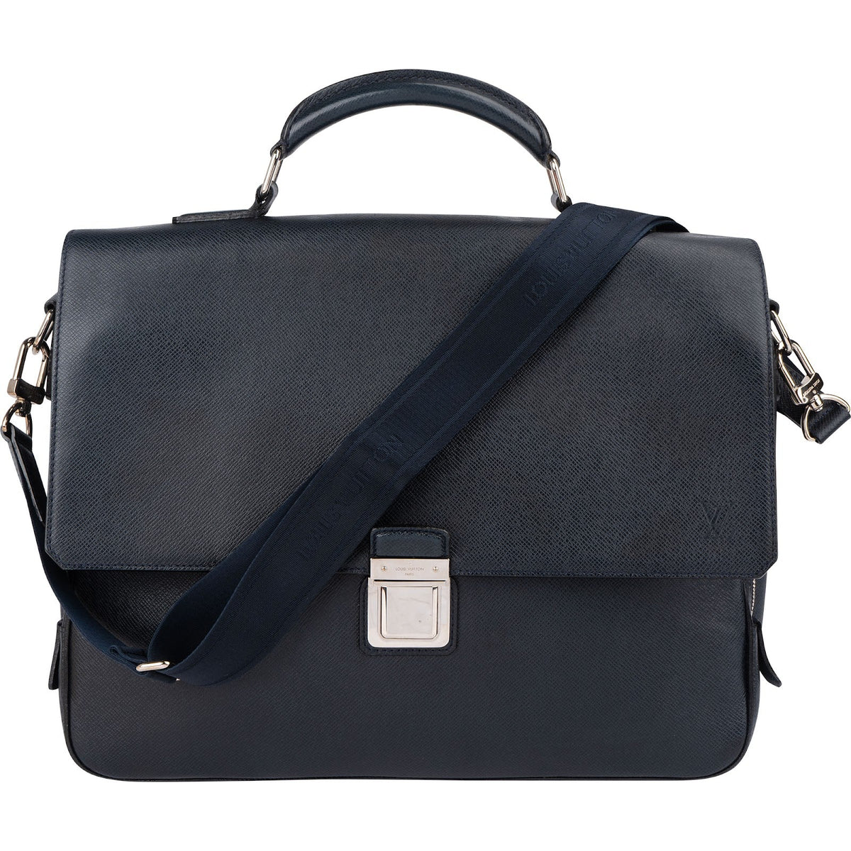 Louis Vuitton Taiga Leather Anton Briefcase Business Handbag