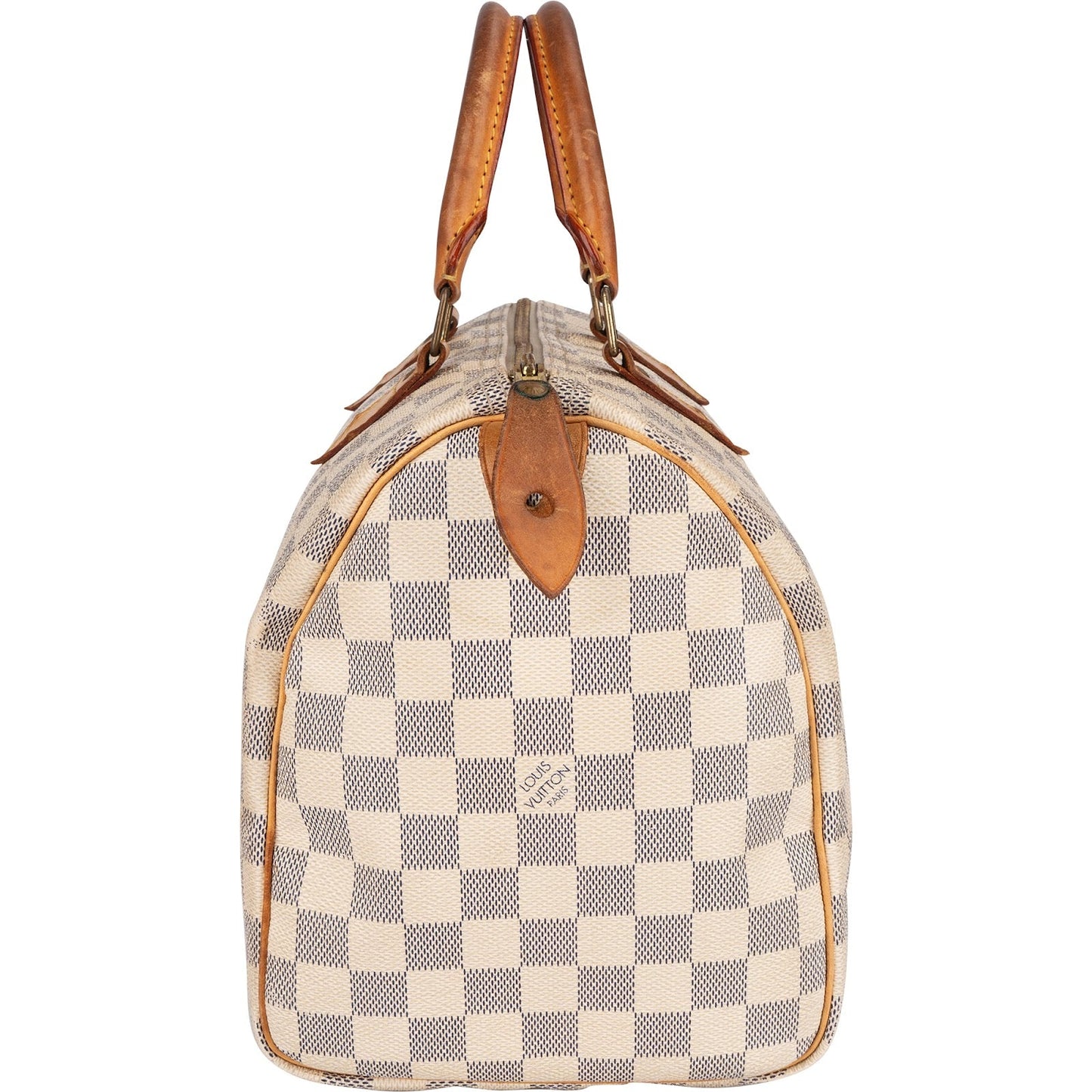 Louis Vuitton Monogram Damier Azur Speedy 30 Handbag