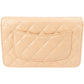 Chanel Quilted Caviar Leather Wallet On Chain Crossbody Bag