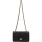 Chanel Quilted Lambskin Small 24K Gold Double Flap Shoulder Bag