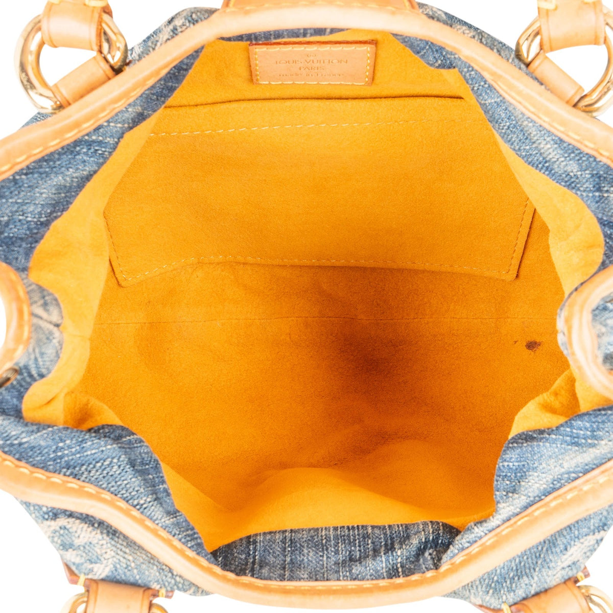 Louis Vuitton Monogram Denim Pleaty Handbag