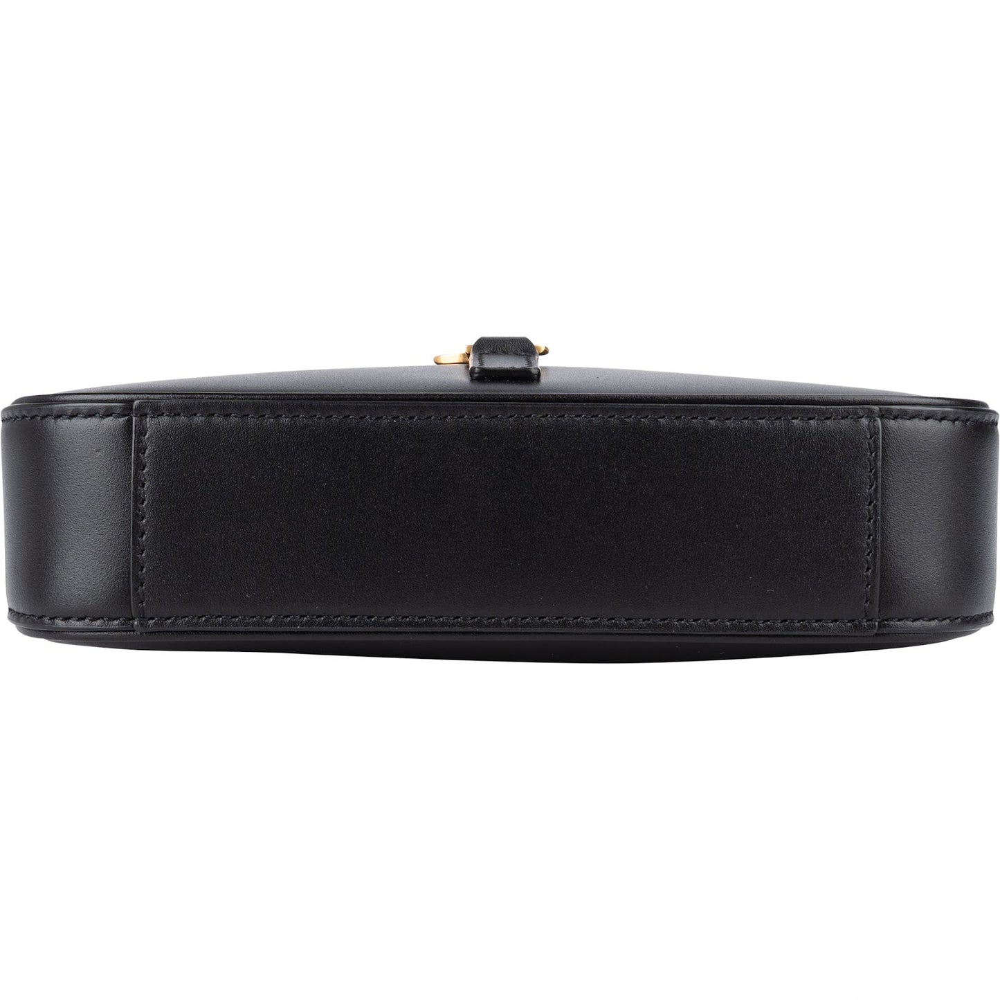 Saint Laurent Black Leather 5 à 7 Mini Hobo Handbag