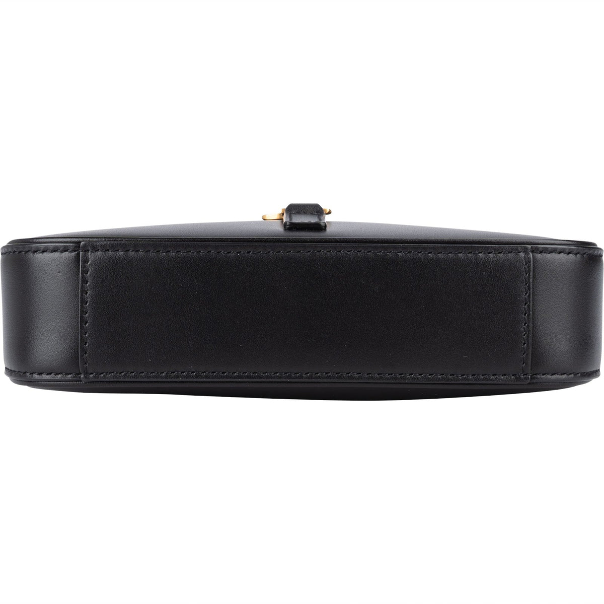 Saint Laurent Black Leather 5 à 7 Mini Hobo Handbag