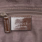 Gucci Monogram GG Canvas Patent Leather Shoulder Bag
