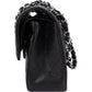 Chanel Quilted Caviar Leather Palladium Small Double Flap Shoulder Bag
