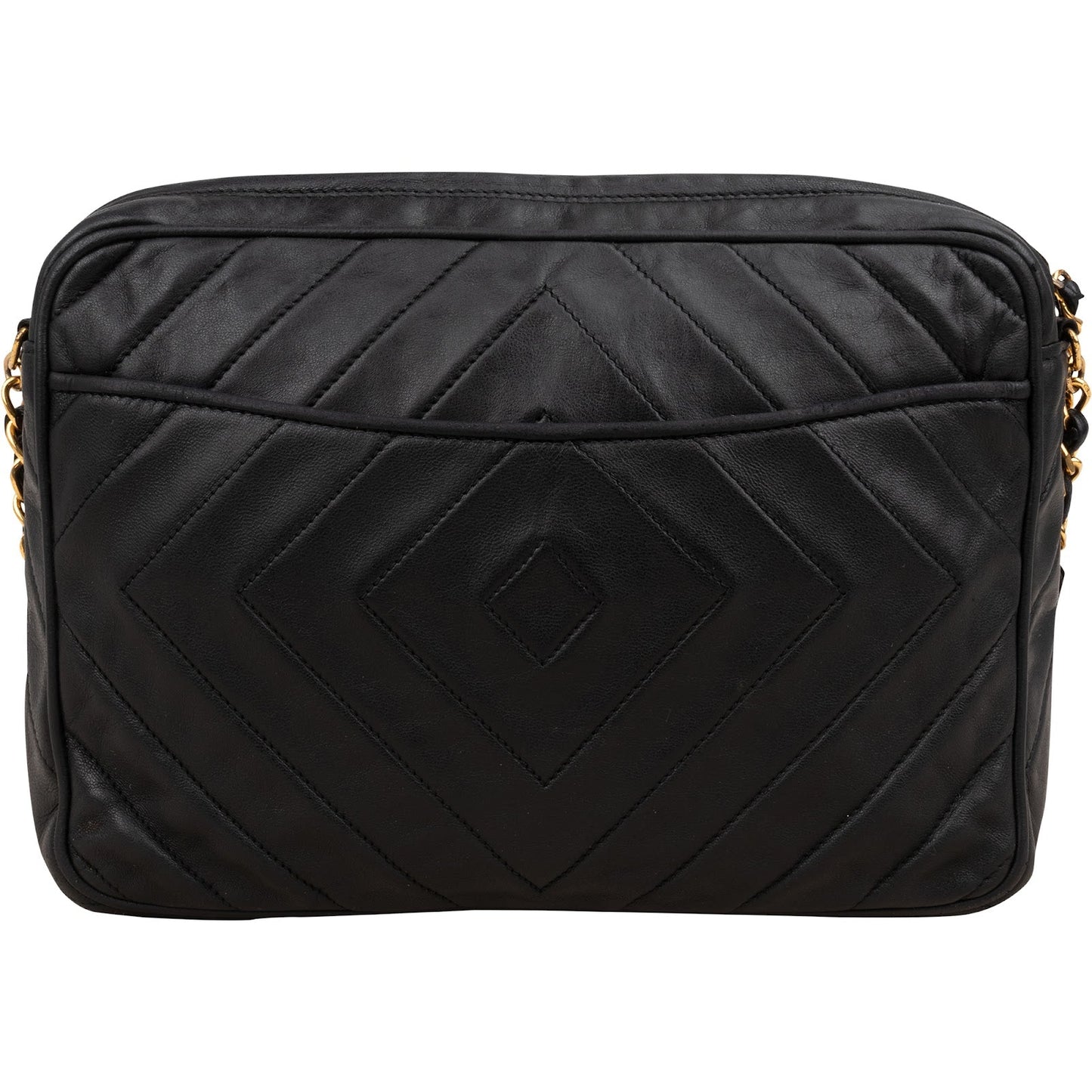 Chanel Quilted Lambskin CC Tassel Crossbody Bag