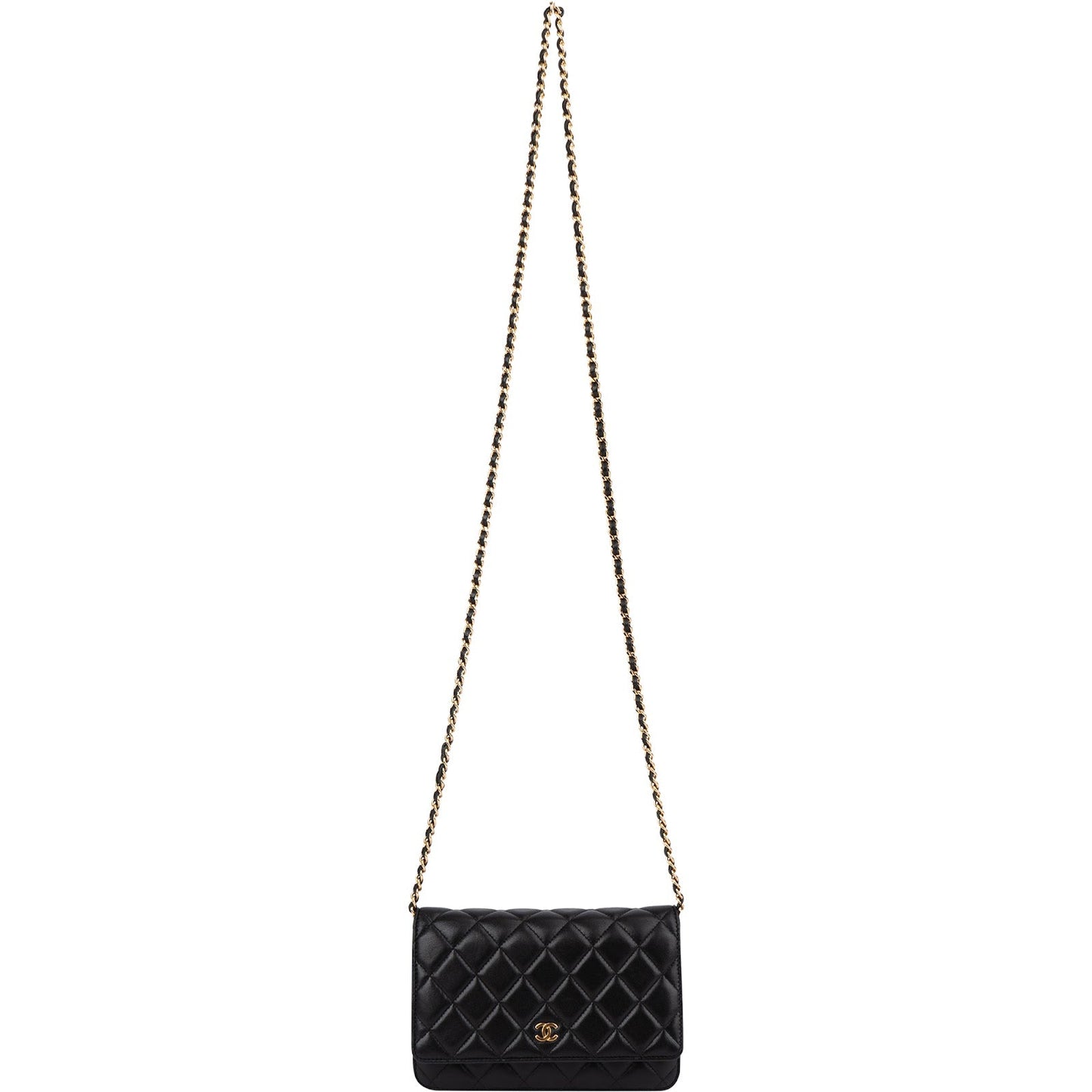 Chanel Quilted Lambskin CC Wallet On Chain Crossbody Bag