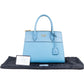 Prada Saffiano Leather Small Promenade Double Zip Kelly Style City Handbag