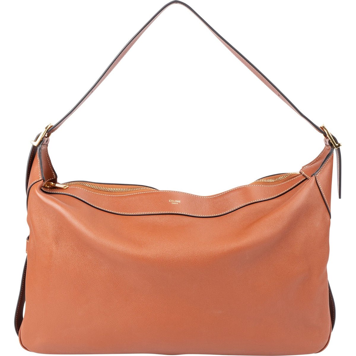 Celine Soft Grained Calfskin Medium Romy Shoulder Bag