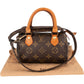 Louis Vuitton Monogram Canvas Mini Speedy Crossbody Handbag